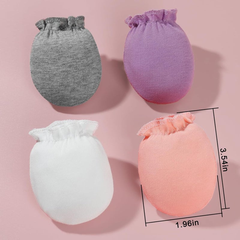 ONESING Baby Mittens - Newborn Mittens No Scratch 0-6 Months Warm for Newborn Baby Boys & Girls - Image 2